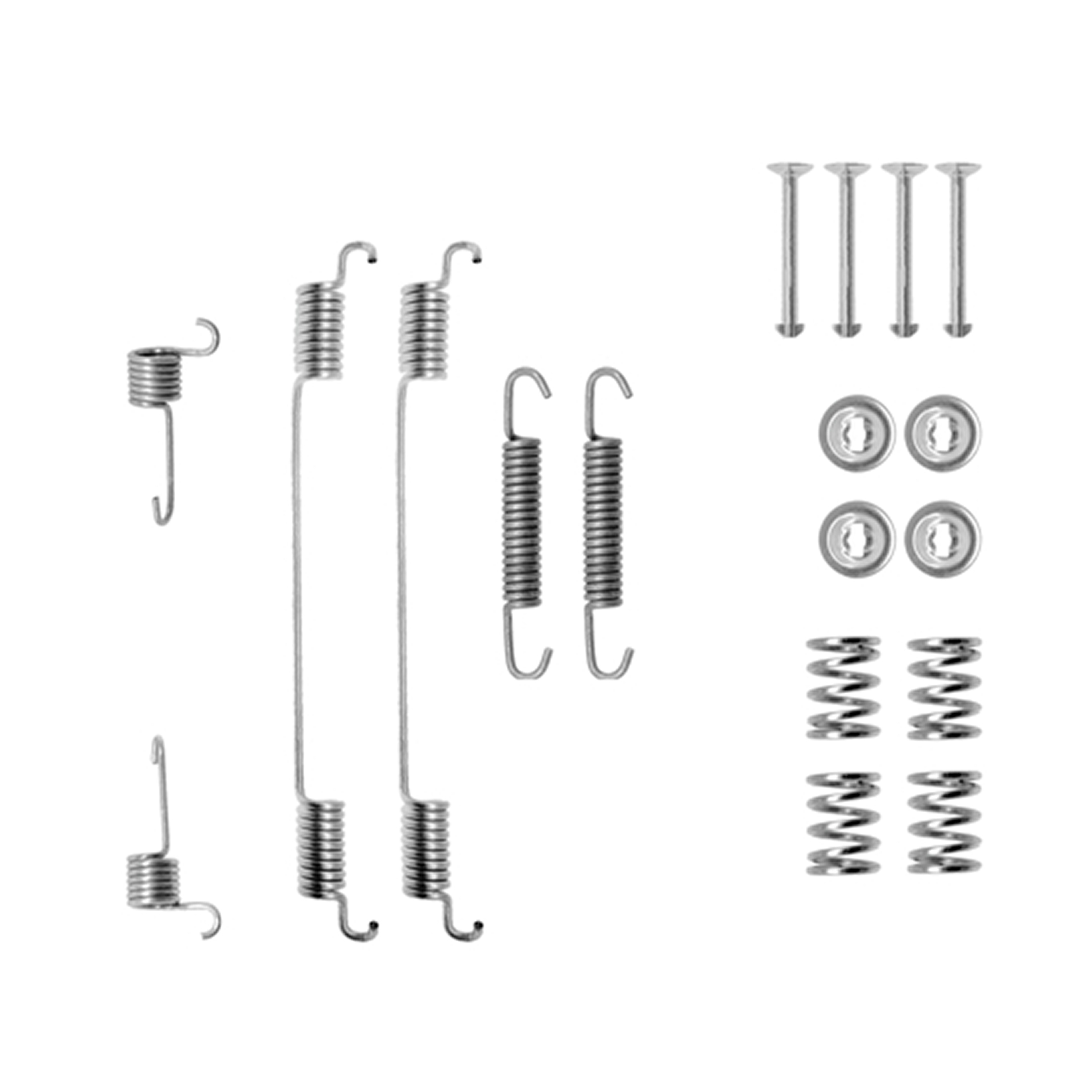 105-0682 QUICK BRAKE Комплект пружинок колодок ручного гальма1