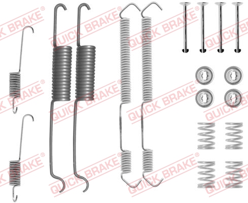 105-0691 QUICK BRAKE Комплект пружинок колодок ручника Fiat Ducato -941