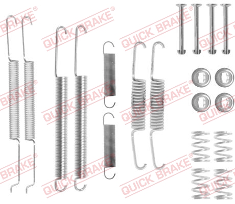 105-0726 QUICK BRAKE Комплект пружинок колодок ручника VW Passat 91-1