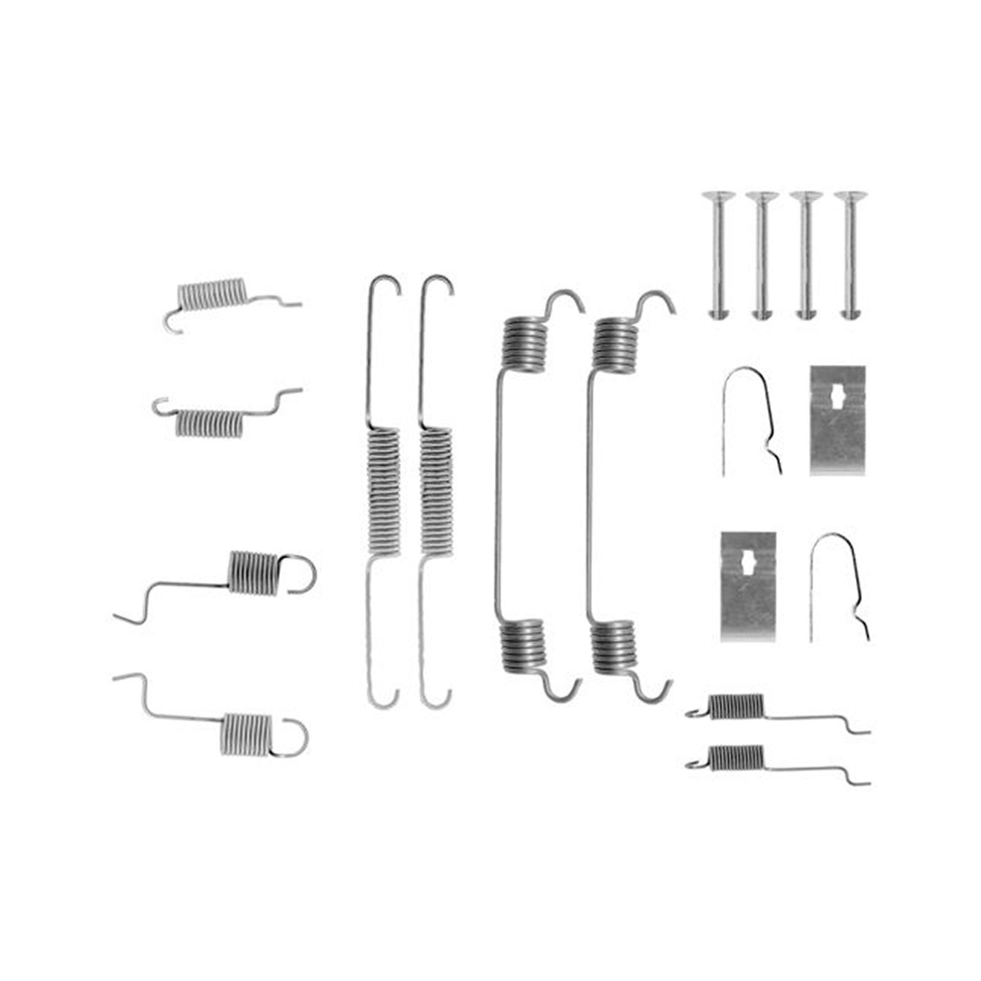 105-0742 QUICK BRAKE Комплект пружинок колодок ручного гальма1