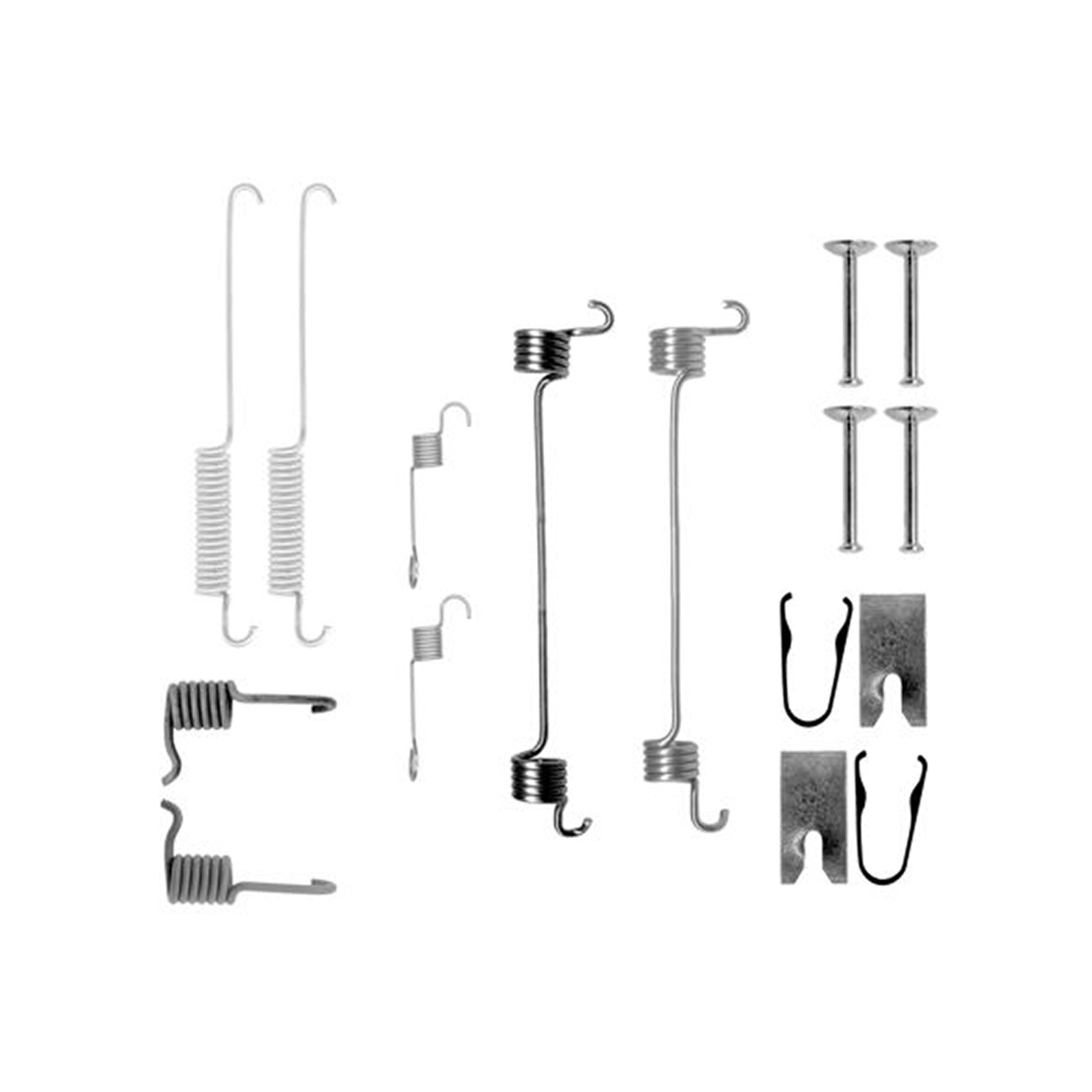 105-0749 QUICK BRAKE Комплект пружинок колодок ручного гальма1