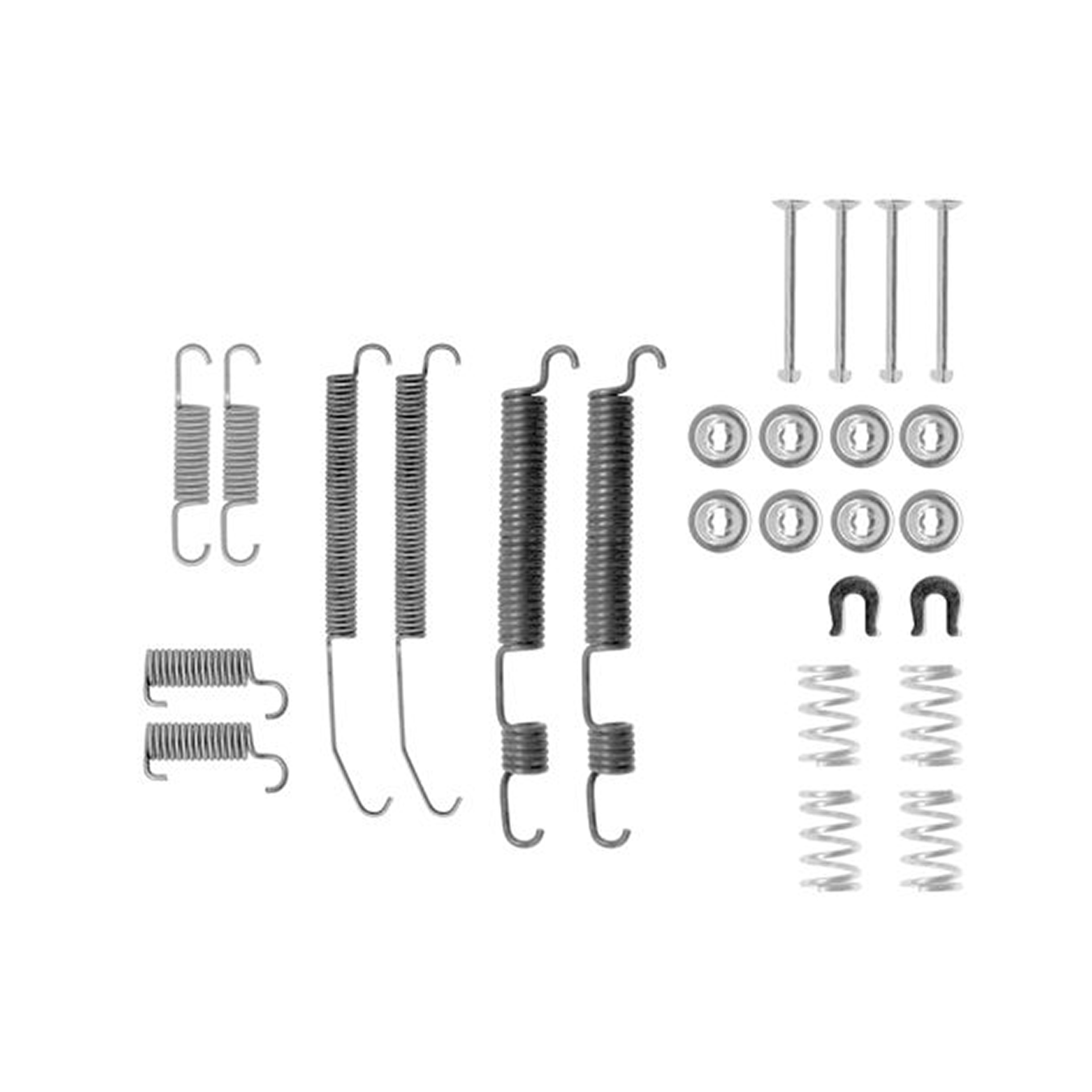 105-0762 QUICK BRAKE Комплект пружинок колодок ручного гальма1