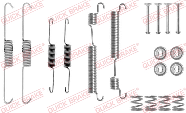 105-0770 QUICK BRAKE Комплект пружинок колодок ручного гальма1