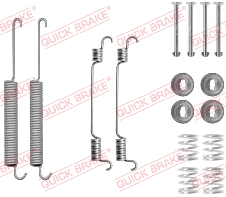 105-0806 QUICK BRAKE Комплект пружинок колодок ручника Ford Transit 00-1