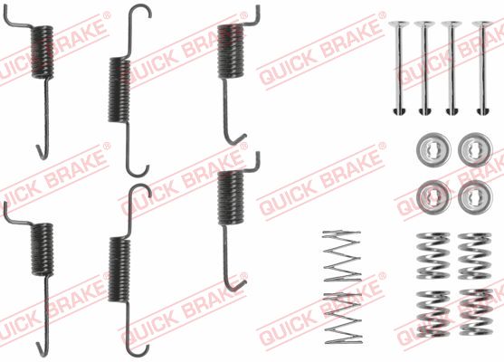 105-0823 QUICK BRAKE Комплект пружинок колодок ручника Hyundai Santa Fe I/Tucson/Kia Sportage 00- (M1