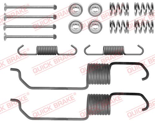 105-0825 QUICK BRAKE Комплект пружинок колодок ручного гальма1