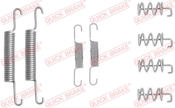 105-0831 QUICK BRAKE Комплект пружинок колодок ручника Volvo V70/S60/S80/XC70 II 97-121