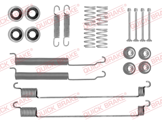 105-0843 QUICK BRAKE Комплект пружинок колодок ручного гальма1