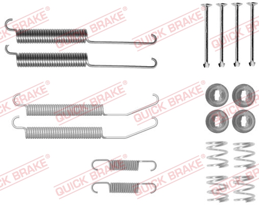 105-0845 QUICK BRAKE Комплект пружинок колодок ручного гальма1