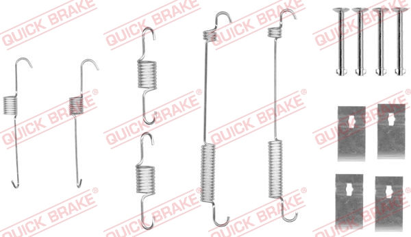 105-0846 QUICK BRAKE Комплект пружинок колодок ручника Hyundai Getz 1.1-1.6 02-091