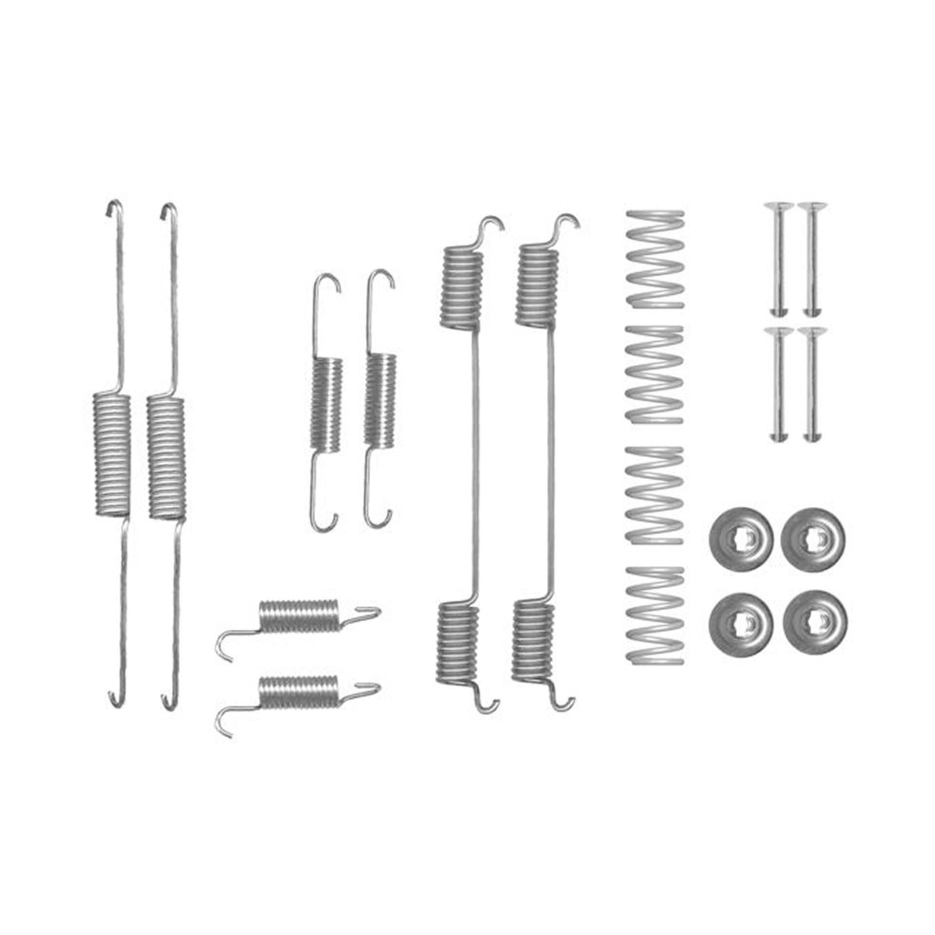 105-0861 QUICK BRAKE Комплект пружинок колодок ручного гальма1