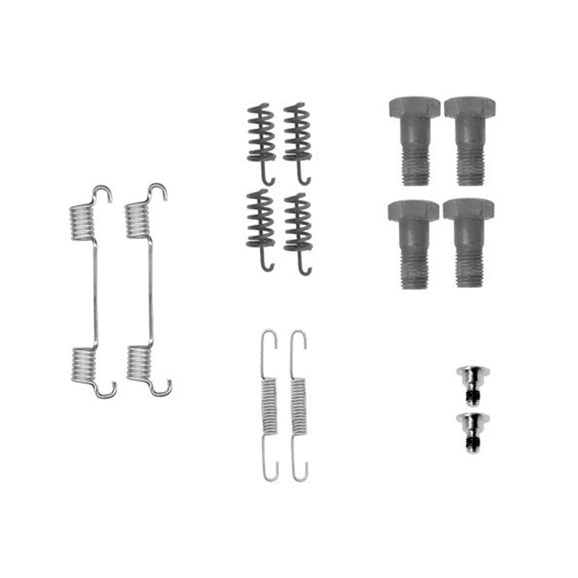 105-0867 QUICK BRAKE Комплект пружинок колодок ручного гальма1