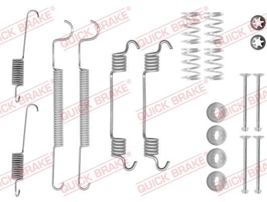 105-0873 QUICK BRAKE Комплект пружинок колодок ручного гальма1