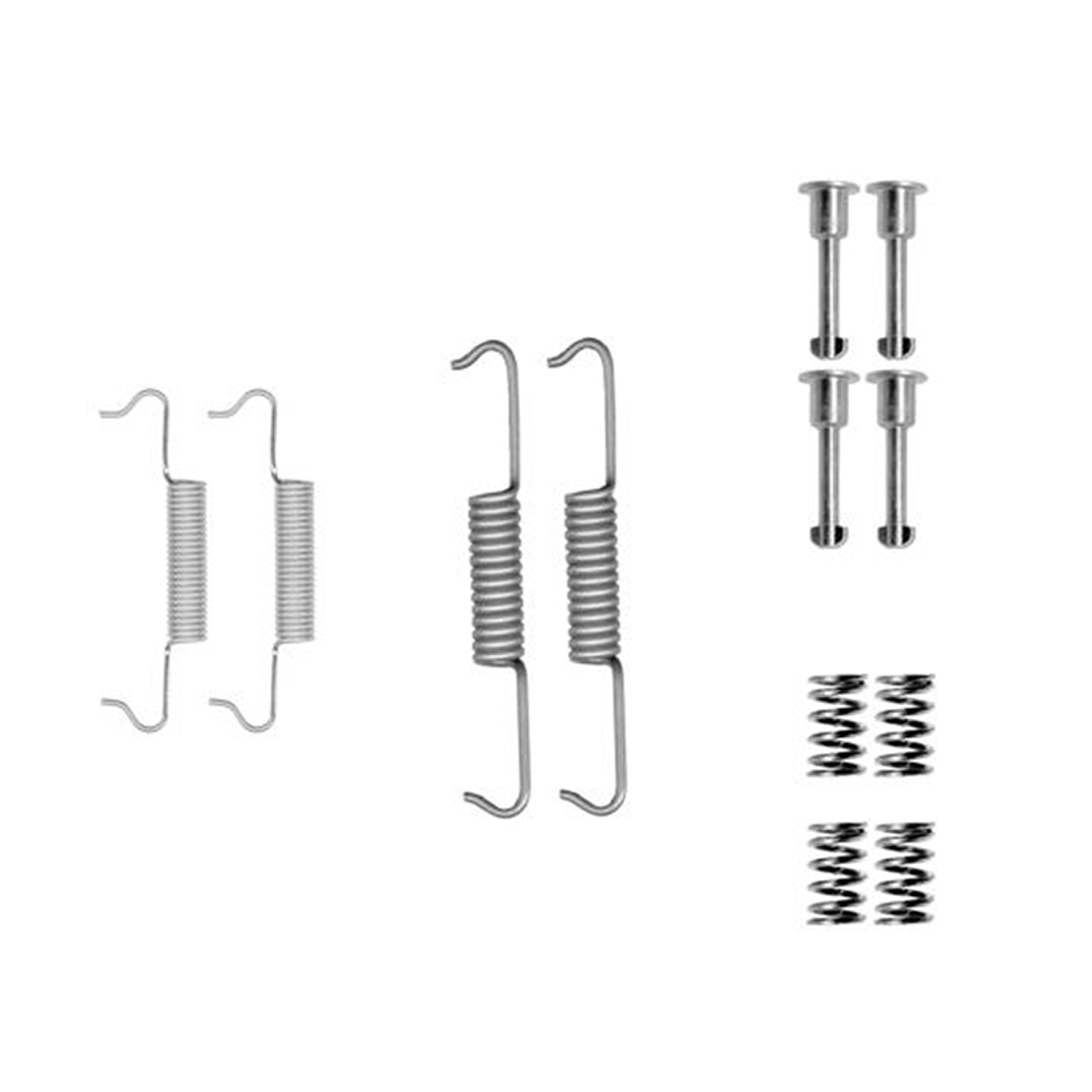 105-0877 QUICK BRAKE Комплект пружинок колодок ручного гальма1