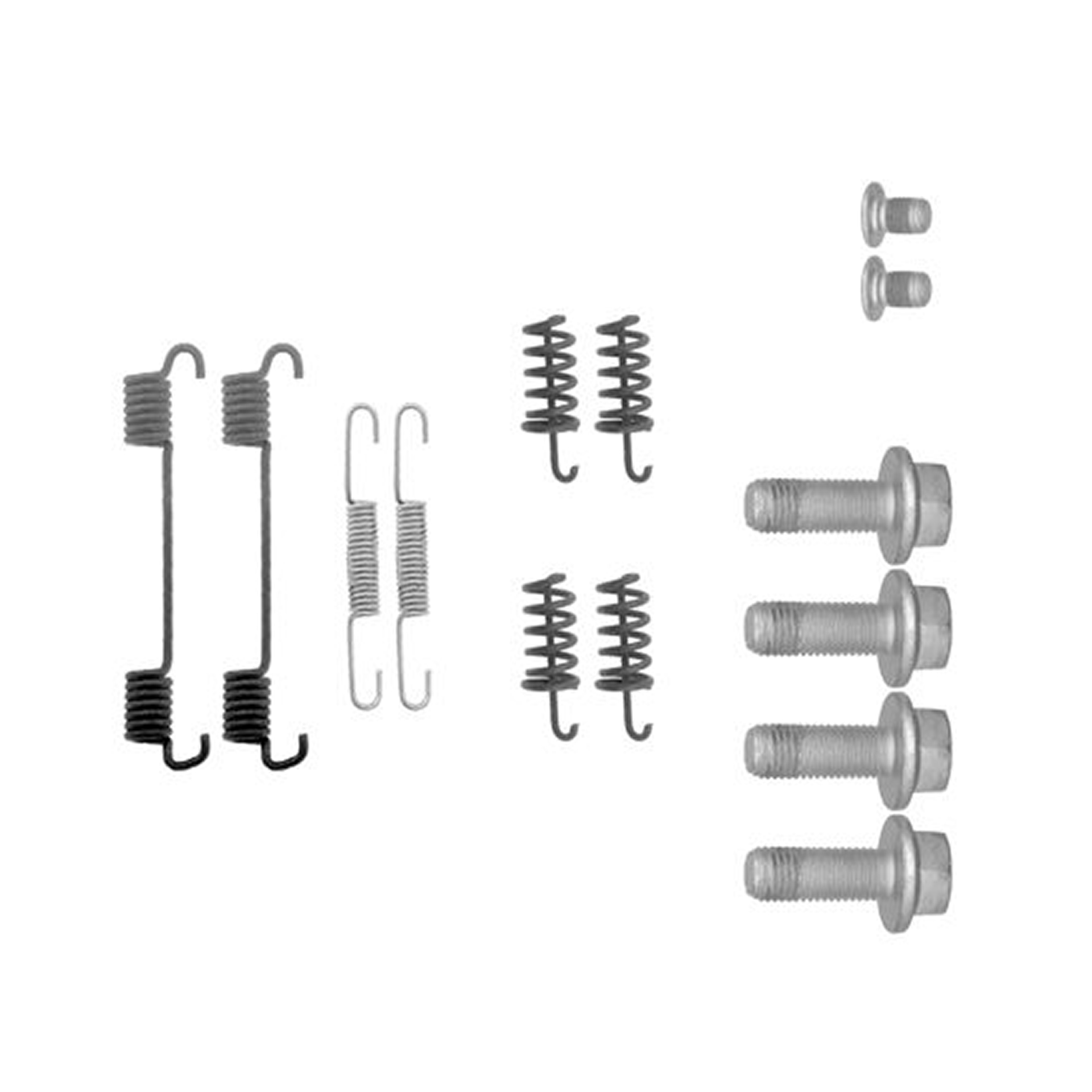 105-0878 QUICK BRAKE Комплект пружинок колодок ручного гальма1