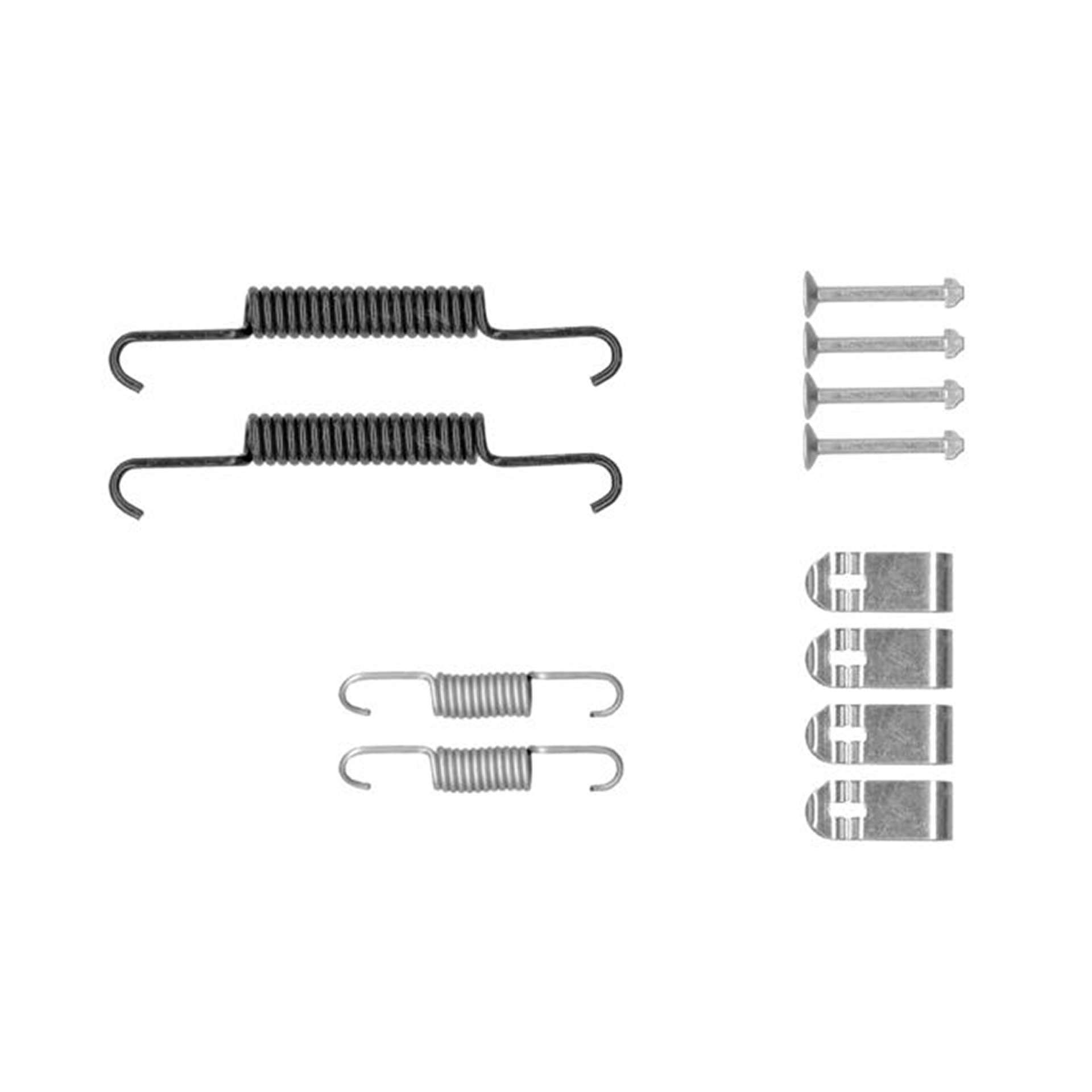 105-0881 QUICK BRAKE Комплект пружинок колодок ручного гальма1