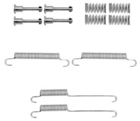 105-0892 QUICK BRAKE Комплект пружинок колодок ручного гальма1