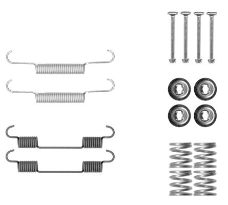 105-0897 QUICK BRAKE Комплект пружинок колодок ручного гальма1