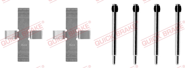 109-0903 QUICK BRAKE Планка супорта прижимна1