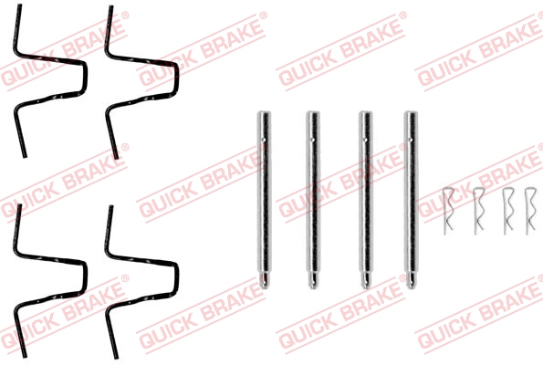 109-0978 QUICK BRAKE Планка супорта прижимна1
