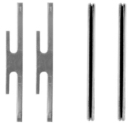 109-1012 QUICK BRAKE Планка супорта (переднього) прижимна (к-кт) Opel Kadett E/Omega A -941