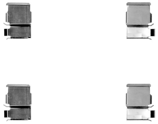 109-1033 QUICK BRAKE Планка супорта (заднього) прижимна (к-кт) Mitsubishi Pajero 06- (Sumitomo)1