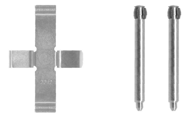 109-1046 QUICK BRAKE Планка супорта (заднього) прижимна (к-кт) MB C-class (W202)/E-class (W124) 1.8-1