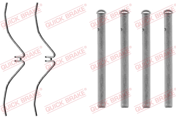109-1061 QUICK BRAKE Планка супорта прижимна1