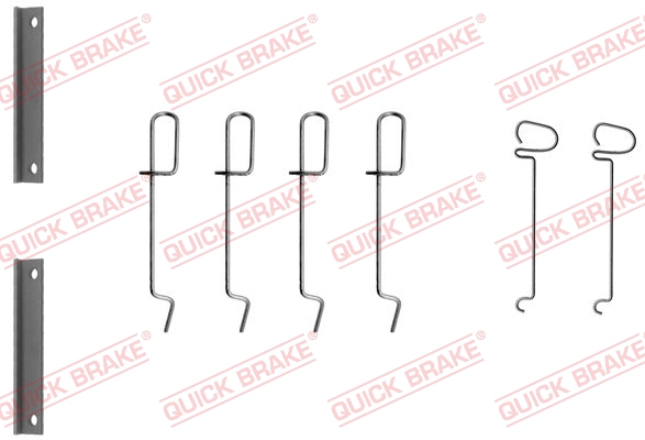109-1070 QUICK BRAKE Планка супорта прижимна1