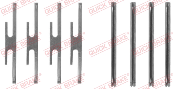 109-1072 QUICK BRAKE Планка супорта прижимна1