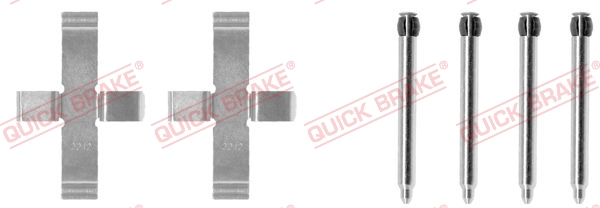 109-1076 QUICK BRAKE Планка супорта прижимна1