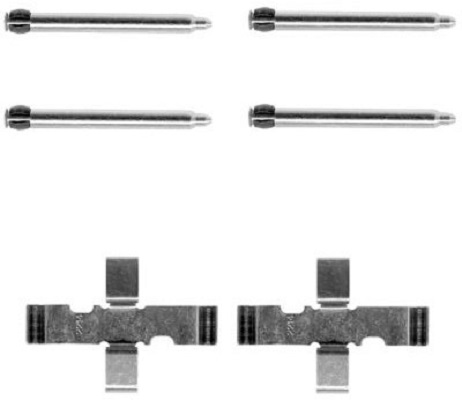 109-1101 QUICK BRAKE Планка супорта (заднього) прижимна (к-кт) Ford Escort 90-00 (ATE)1