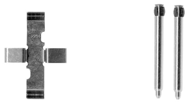 109-1101 QUICK BRAKE Планка супорта (заднього) прижимна (к-кт) Ford Escort 90-00 (ATE)1