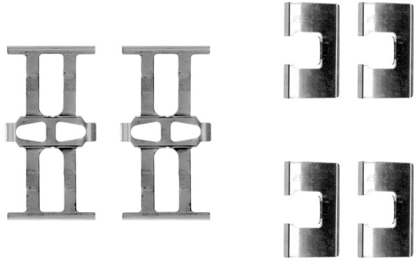 109-1118 QUICK BRAKE Планка супорта прижимна1