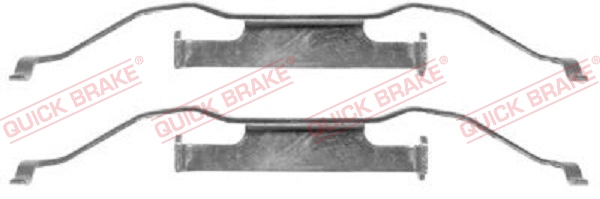 109-1148 QUICK BRAKE Планка супорта (переднього) прижимна BMW 3 (E36)/5 (E39) 90-1