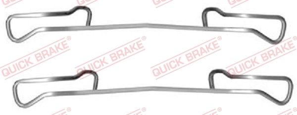 109-1150 QUICK BRAKE Планка супорта (переднього) прижимна (к-кт) Peugeot 306/Opel Vectra A 88-02 (At1