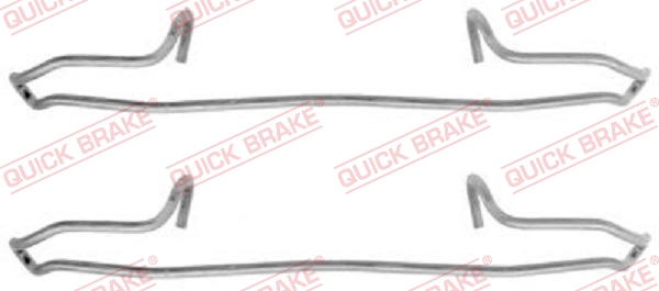 109-1159 QUICK BRAKE Планка супорта прижимна1