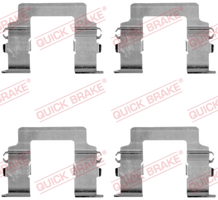 109-1161 QUICK BRAKE Планка супорта прижимна1