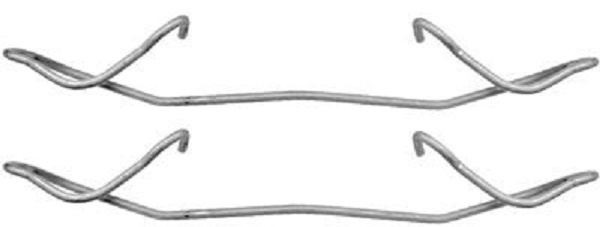 109-1180 QUICK BRAKE Планка супорта (переднього) прижимна (к-кт) Dacia Duster/Citroen Berlingo 1.5dC1