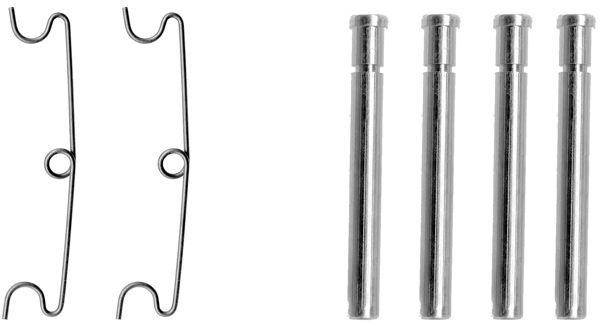 109-1190 QUICK BRAKE Планка супорта (переднього) прижимна (к-кт) VW T4 90-031