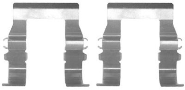 109-1194 QUICK BRAKE Планка супорта (переднього) прижимна (к-кт) Mitsubishi Outlander II/Pagero II 21