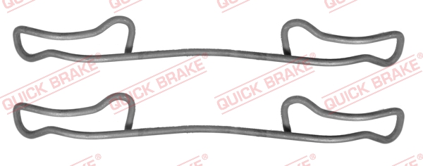 109-1200 QUICK BRAKE Планка супорта (заднього) прижимна (к-кт) MB Sprinter -06 (Ate)1