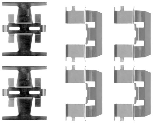 109-1208 QUICK BRAKE Планка супорта прижимна1