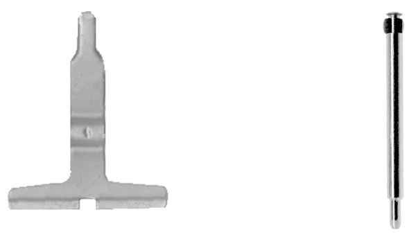 109-1217 QUICK BRAKE Планка супорта (заднього) прижимна (к-кт) MB E-class (W210)/C-class (W202) 1.8-1