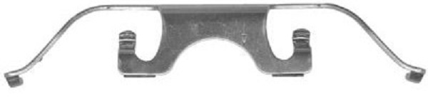 109-1224 QUICK BRAKE Планка супорта (переднього) прижимна (к-кт) BMW 5 (E39) 95-96 (Ate)1