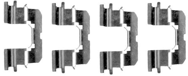 109-1227 QUICK BRAKE Планка супорта прижимна1