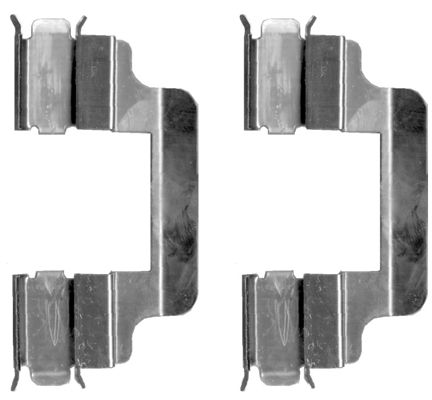 109-1230 QUICK BRAKE Планка супорта (переднього) прижимна (к-кт) MB C-class (W203/S203)/Peugeot 407/1
