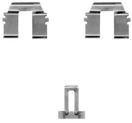 109-1233 QUICK BRAKE Планка супорта (заднього) прижимна (к-кт) VW T4 90-031