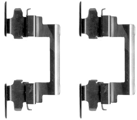 109-1236 QUICK BRAKE Планка супорта прижимна (к-кт) Mitsubishi Outlander 12- (Akebono)1
