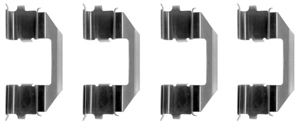 109-1258 QUICK BRAKE Планка супорта прижимна1